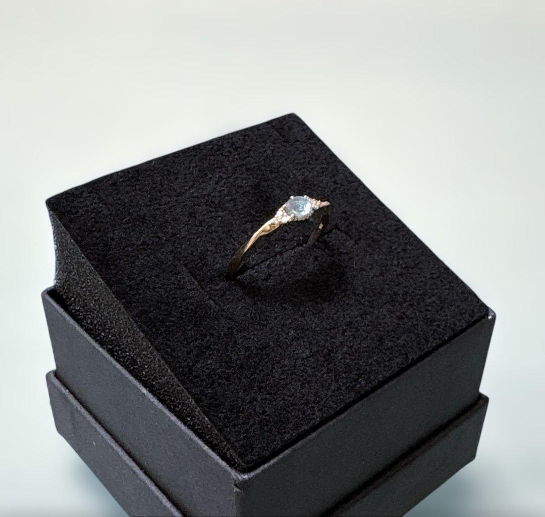 NOIR DE POUPEE K10 ロンドンブルートパーズ リング　#11