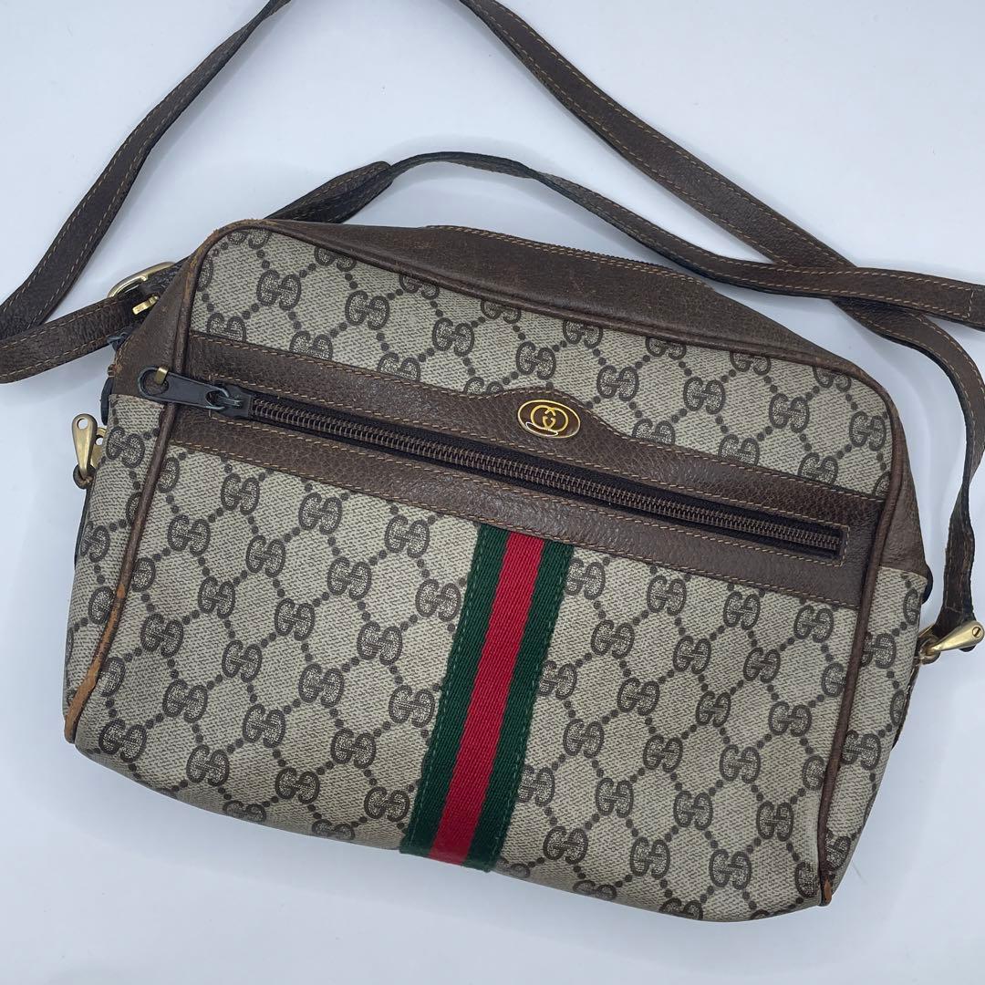 特価✨ GUCCI オールドグッチ シェリーライン ショルダーバッグ gg柄