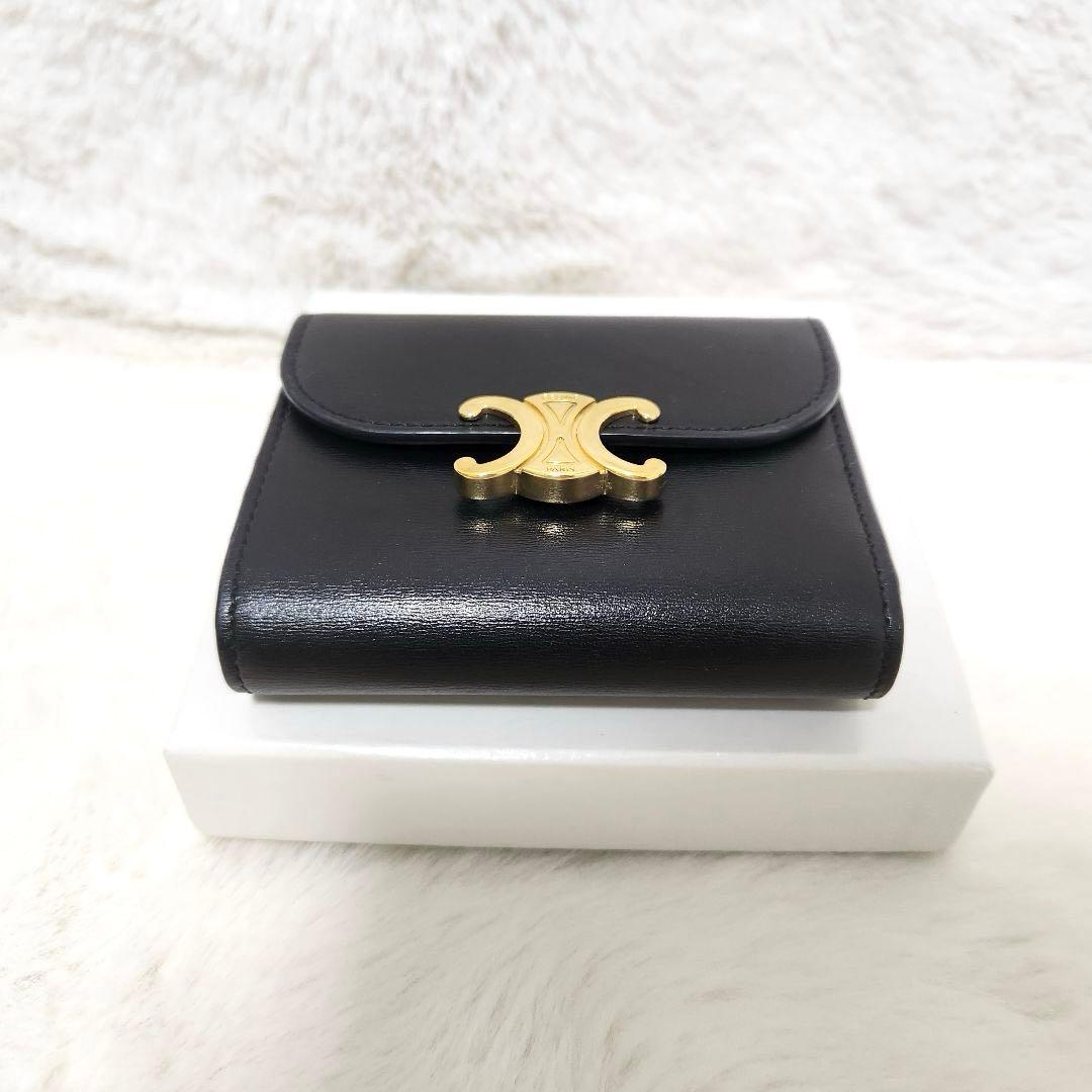 さとつ✨新品同様　正規品✨セリーヌ　三つ折り　スモールフラップウォレット