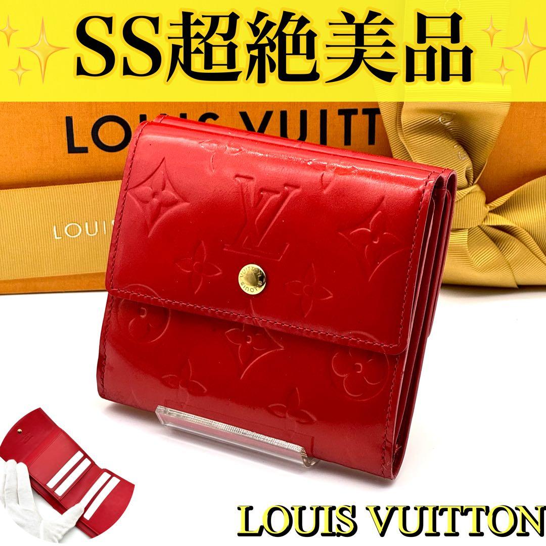 ルイヴィトン モノグラム ヴェルニ ポルトモネ ビエ カルトクレディ 折り財布
