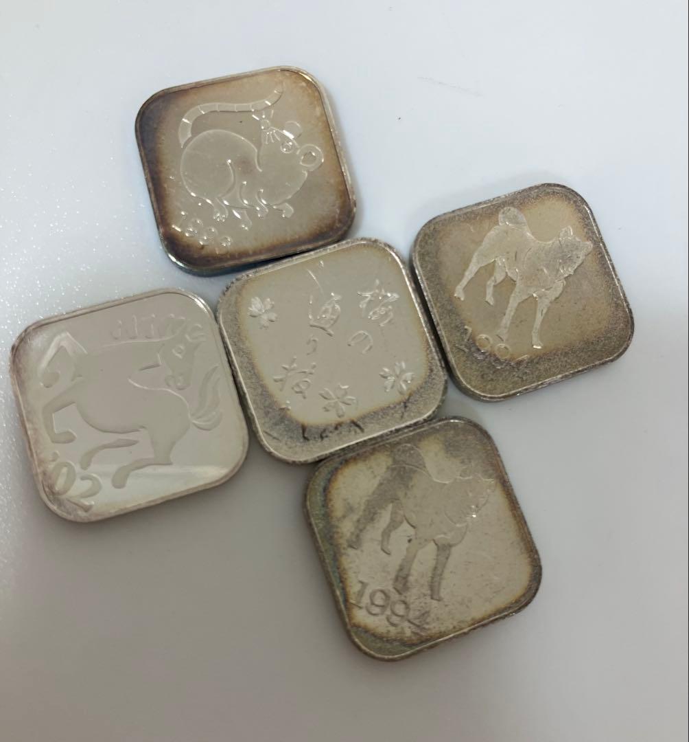 造幣局 純銀 銀 silver メダル 5枚セット 桜の通り抜け 記念 おまとめ