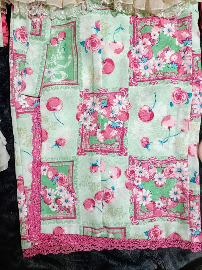 mezzo piano メゾピアノ　3歳　七五三　着物　被布セット　女の子　薄緑