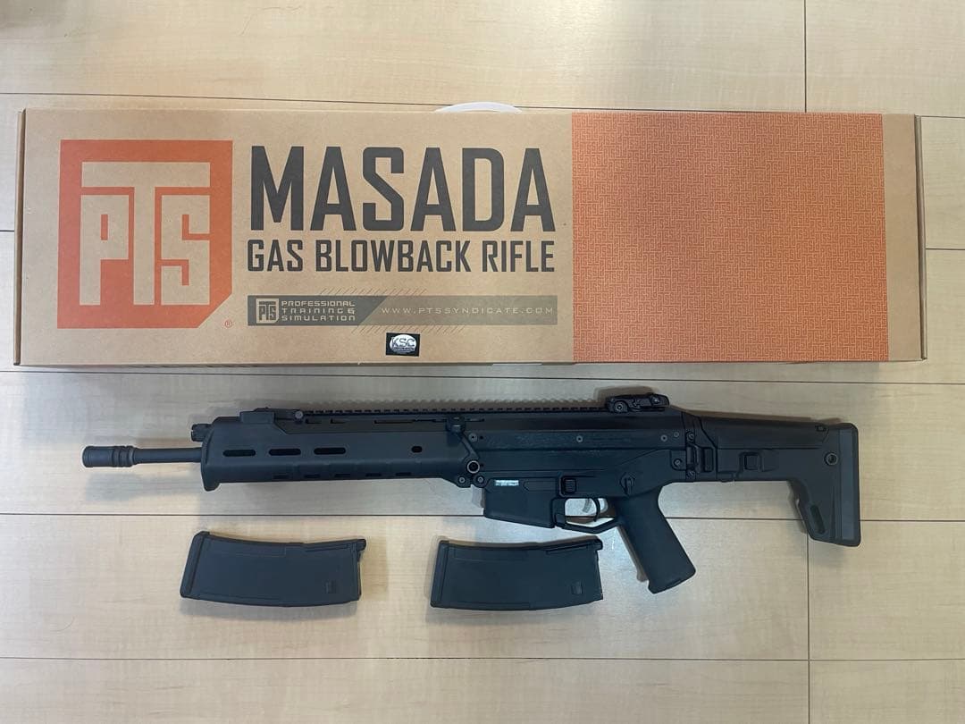 （値下げ）KSC製　MASADA ガスブローバックライフル　予備マガジン付