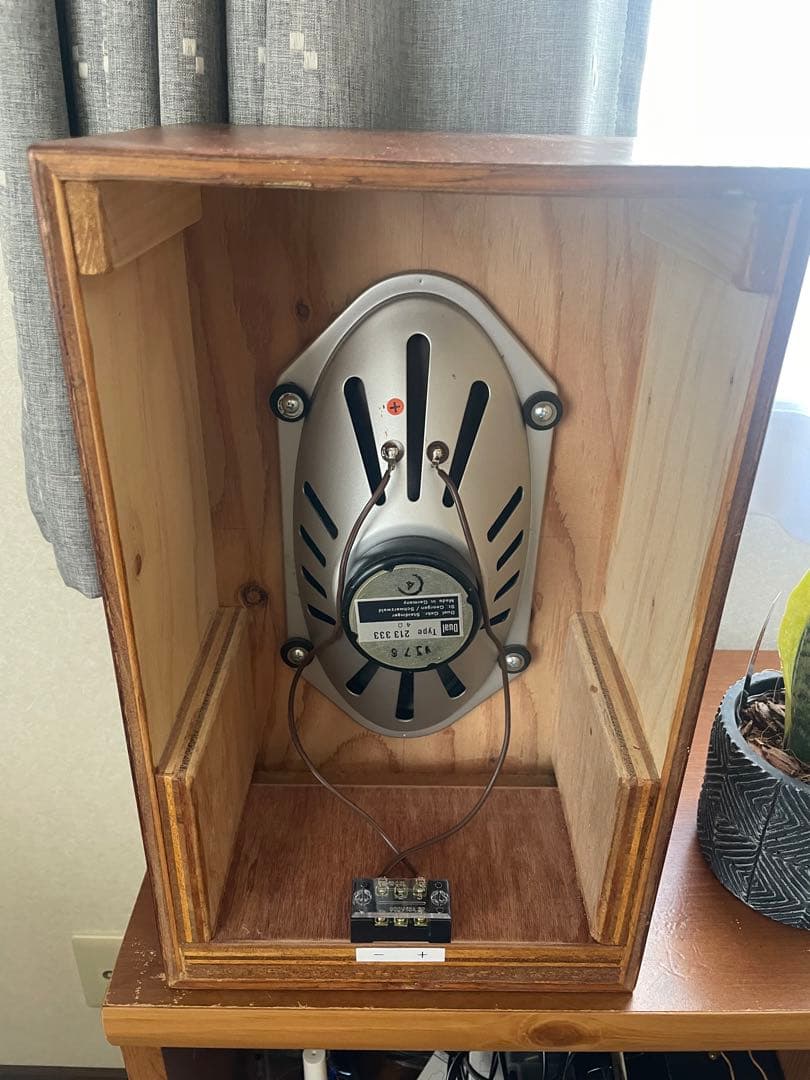 モノラル　西独　Dual ユニット　後面開放スピーカー