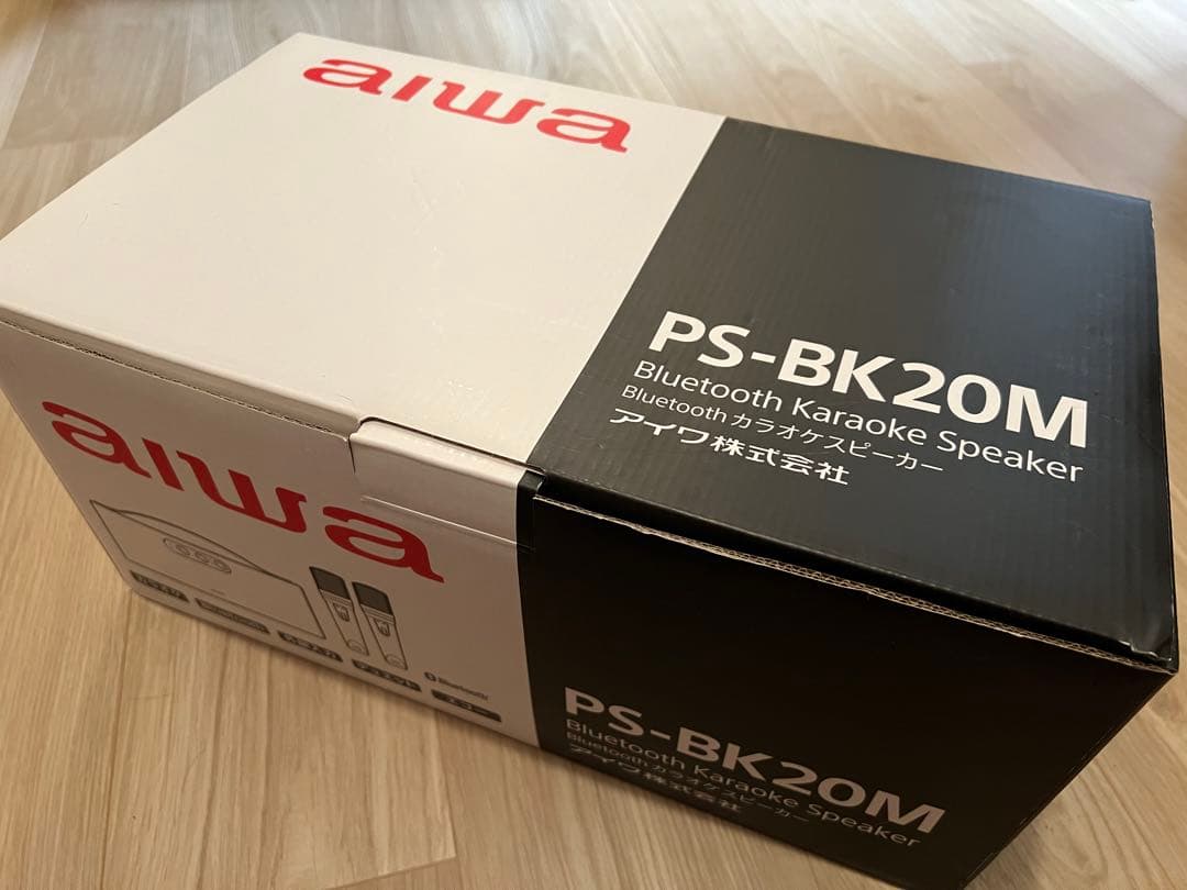 AIWA PS-BK20M Bluetoothカラオケスピーカー