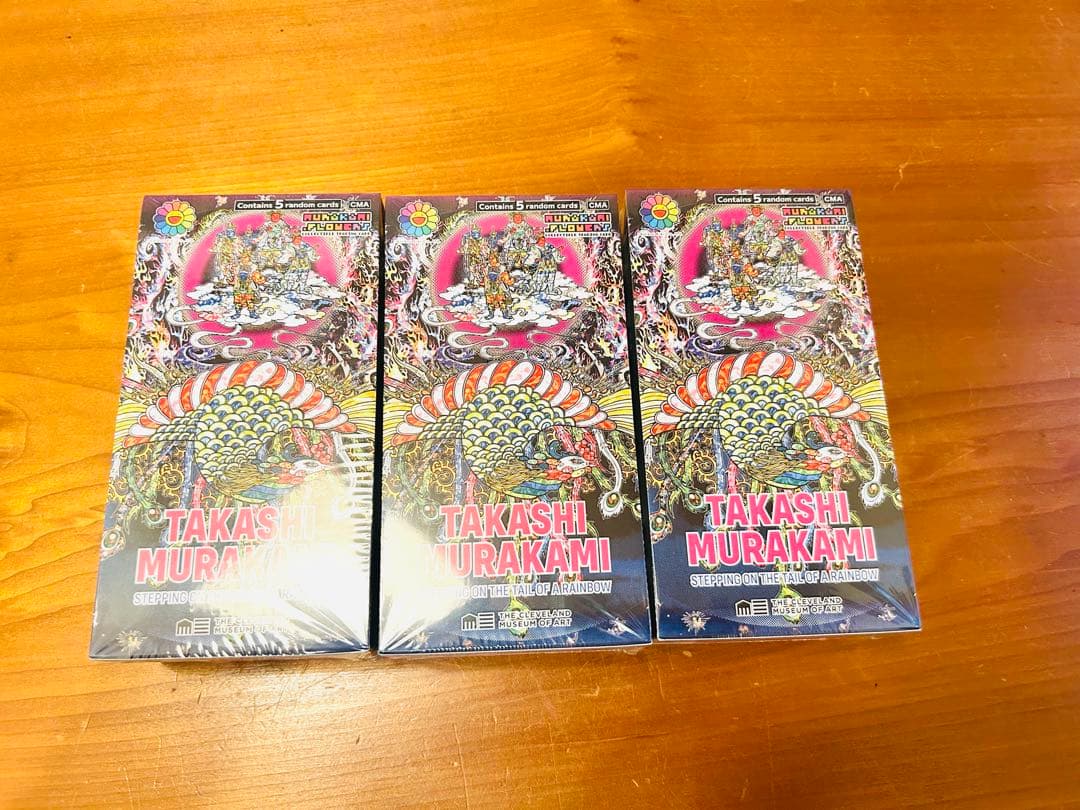 【新品未開封】限定版　村上隆　クリーブランド　新弾トレカ　3BOX