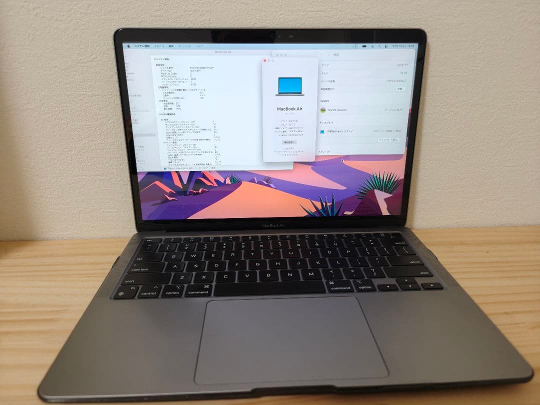Apple M1 MacBook Air 16GB 1TB USキーボード97%