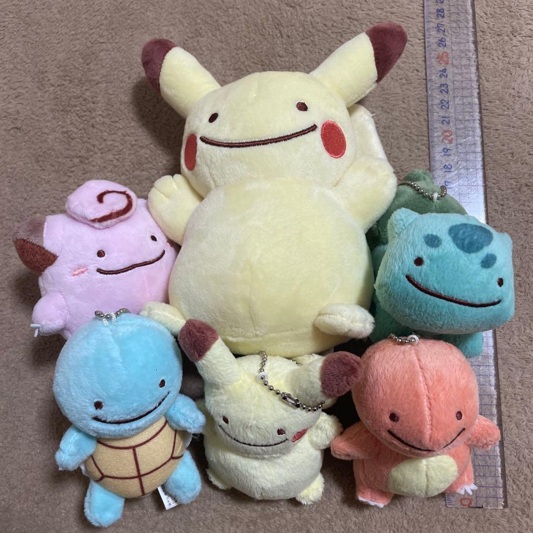 へんしん！メタモン ぬいぐるみ・マスコットまとめセット