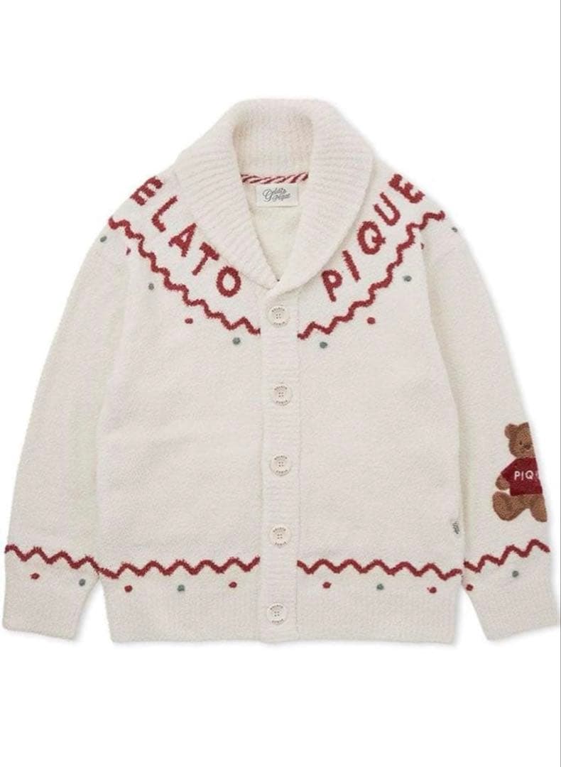 【早い者勝ち】GELATO PIQUEジェラートピケ ノルディックカーディガン