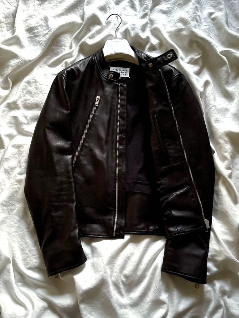 ジャケット・アウター Maison Margiela 5ZIP RIDERS BLACK 44