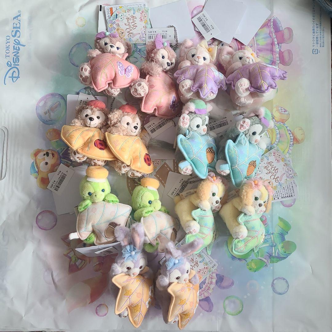 ぬいぐるみチャーム14個　新品　ウィッシングウィングス　ディズニーシー