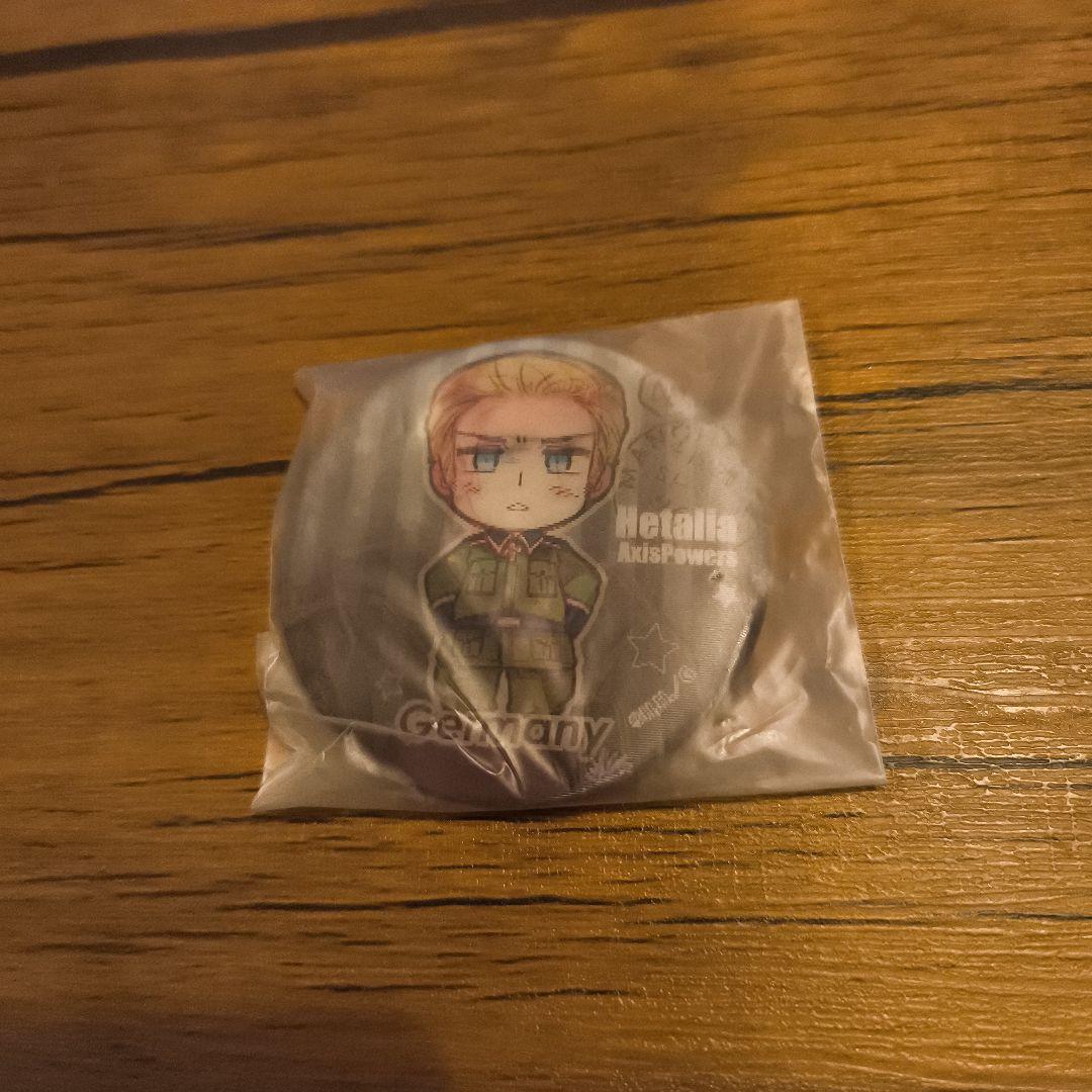 ヘタリア　チェンジング缶バッジ　ドイツ　ちびきら