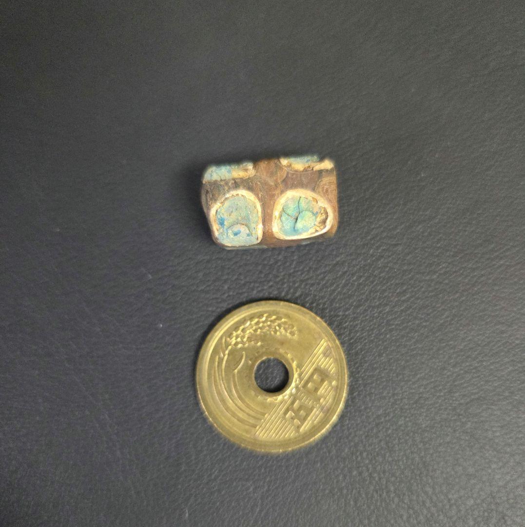 796とんぼ玉　蜻蛉玉　貼眼扁方玉　骨董　貴重　珍品 ！