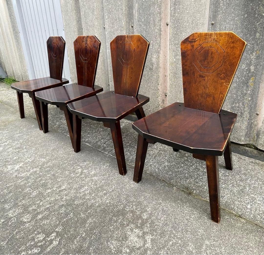 稀少/星野民藝/星野民芸/八角炉/囲炉裏/ダイニングセット/チェア/椅子/桜材