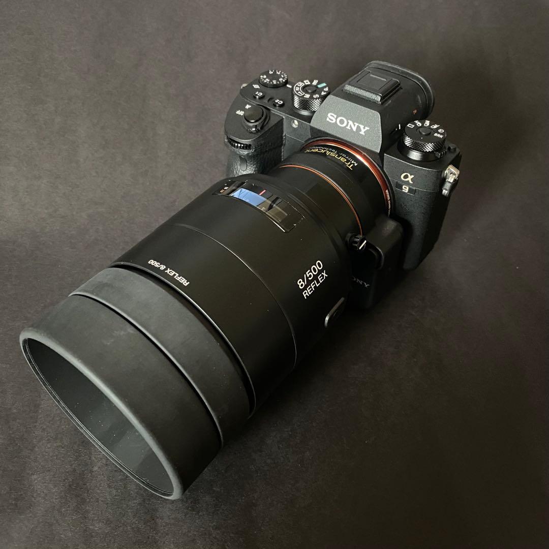SONY 500mm F8 Reflex と LA-EA2 マウントアダプター