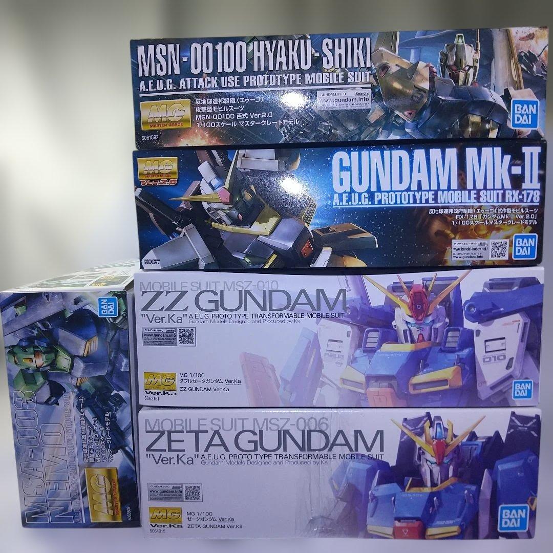 マスターグレード 機動戦士ガンダム プラモデル 1/100 ガンダムチームセット