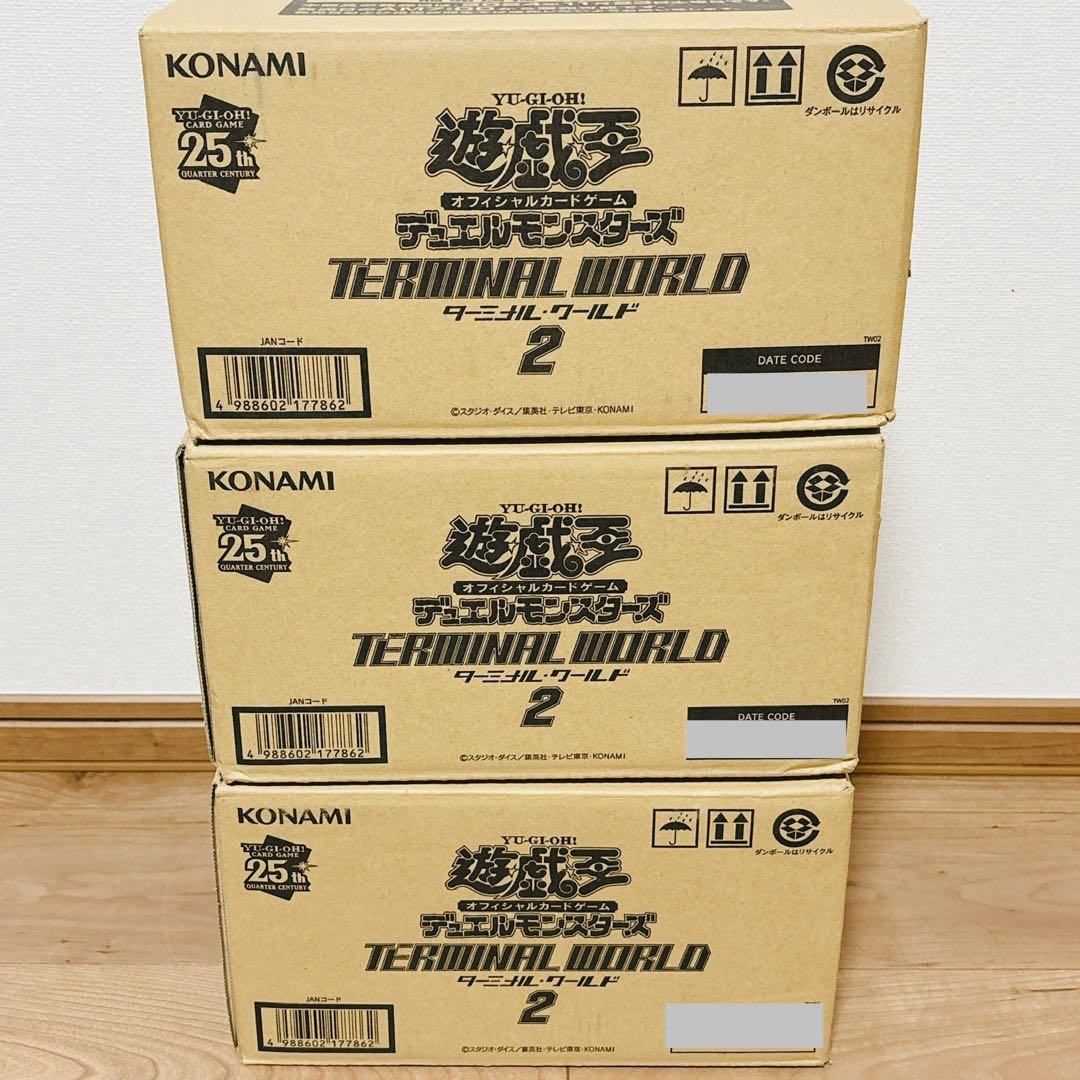 k*a様 遊戯王OCG ターミナルワールド2 未開封3カートン