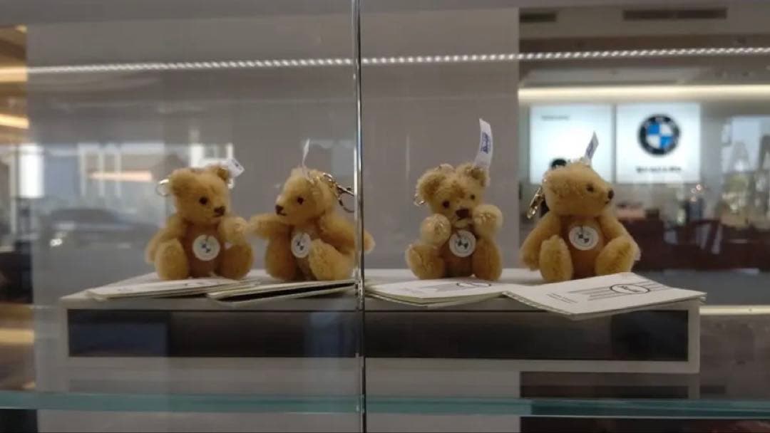 【新品未使用】BMW×Steiff(シュタイフ）テディベア キーリング