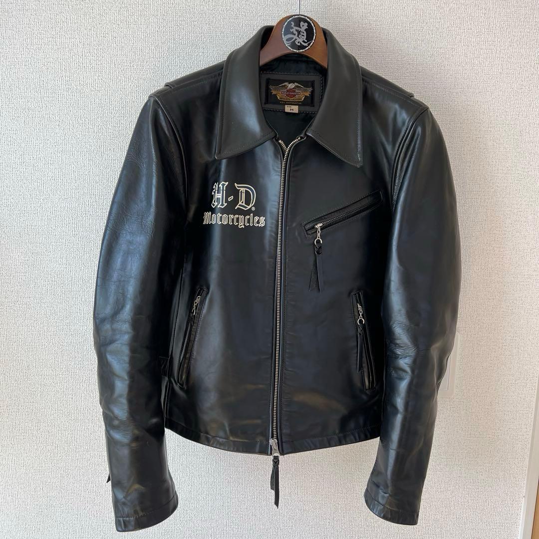 H-D Motorcycles ブラックレザー ジャケット Mサイズ