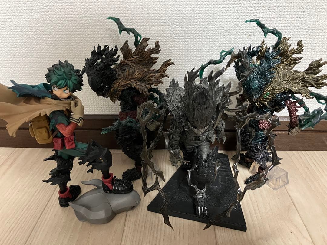 一番くじ　ヒロアカ　黒デク　フィギュア　4体セット