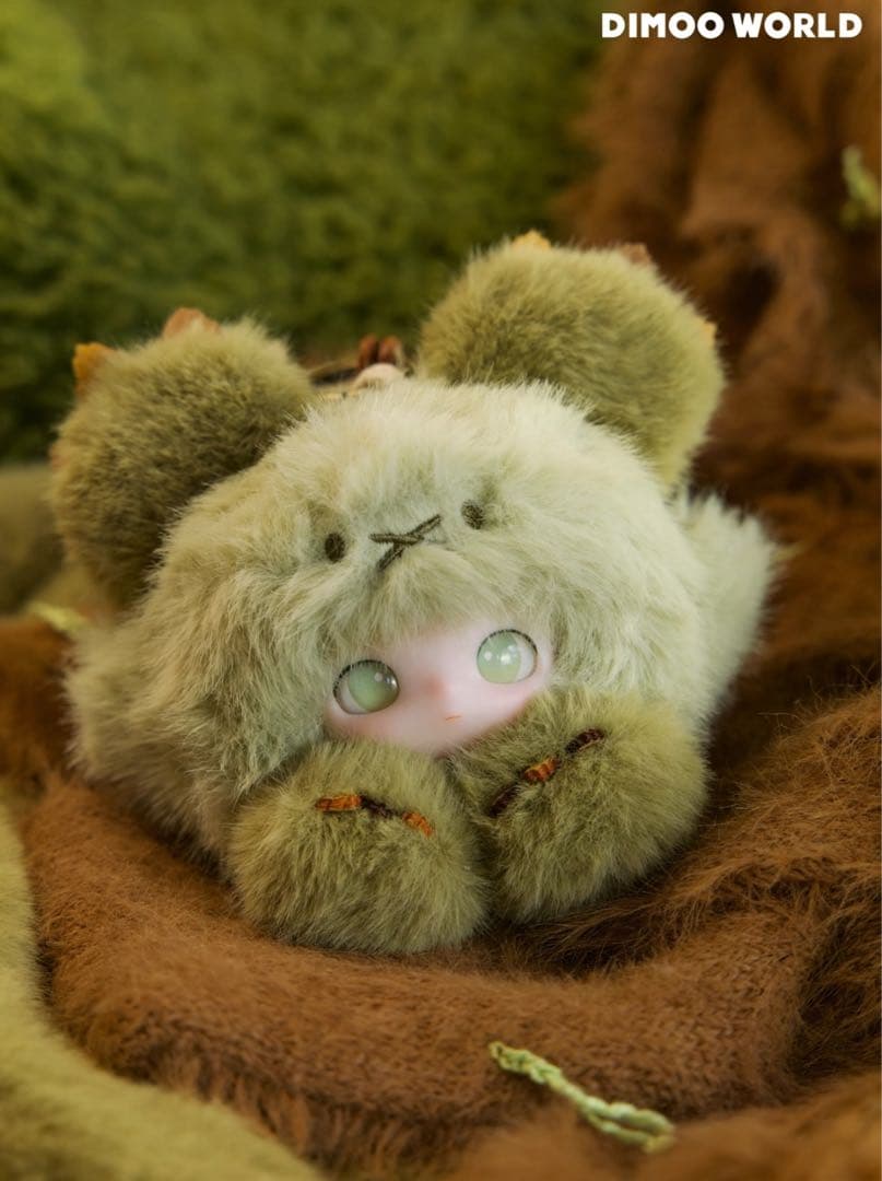 【2025 PTS限定】 DIMOOぬいぐるみ　緑（タニクちゃん）