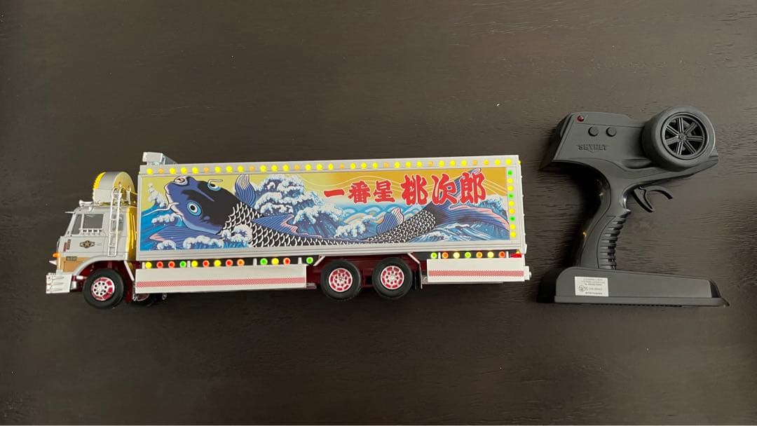 【ほぼ新品】1/32 RC トラック野郎　望郷一番星