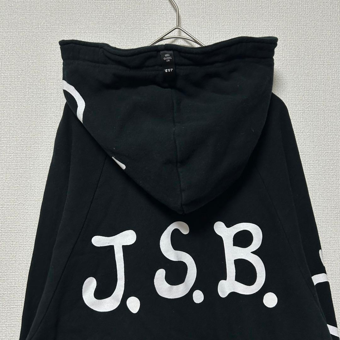 【JSB】LOVEパーカー ブラック 黒 スマイル ユニセックス M