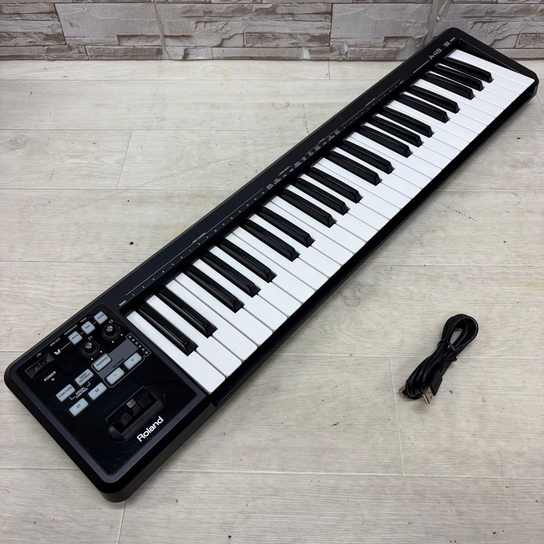 Roland ローランド 49鍵盤 USB MIDIキーボード A-49 ⑥