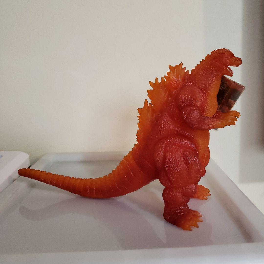 バンダイ　ソフビ　バーニング　オレンジ ゴジラ 約20cm タグ付き　劇場限定