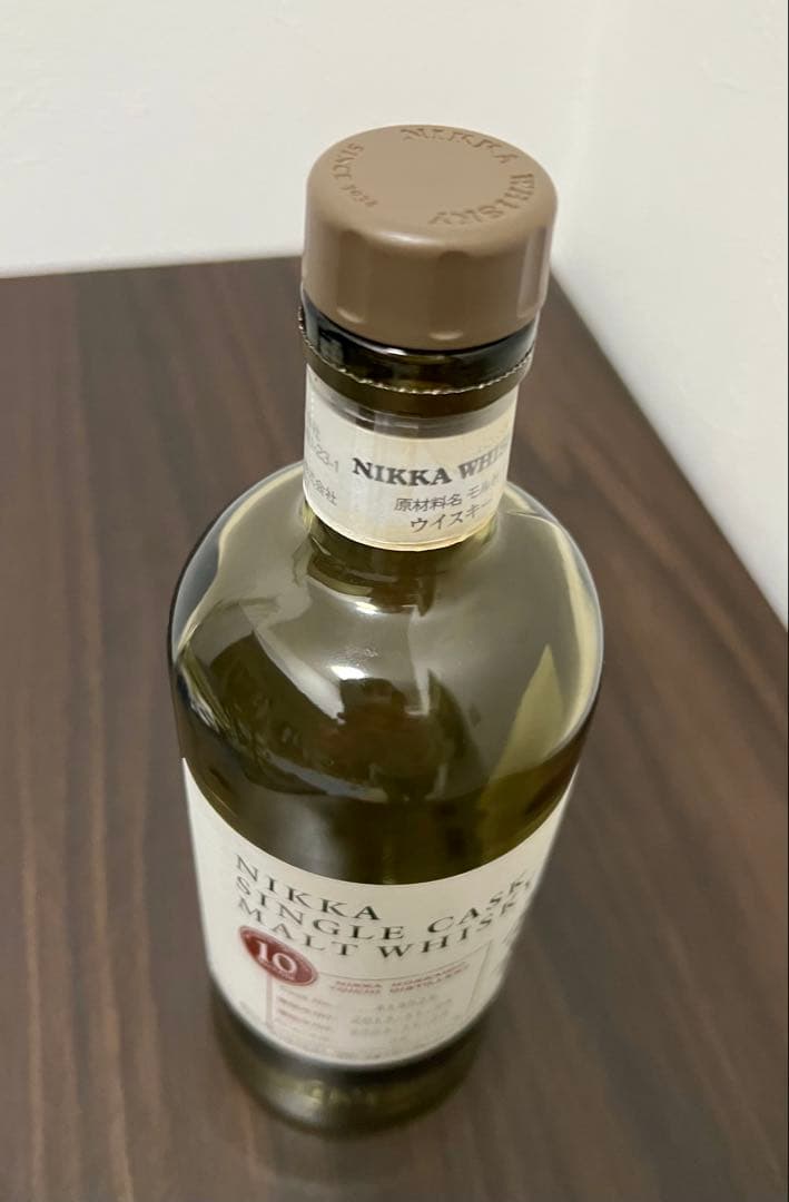 【余市】シングルカスク 北海道余市モルト10年　空き瓶