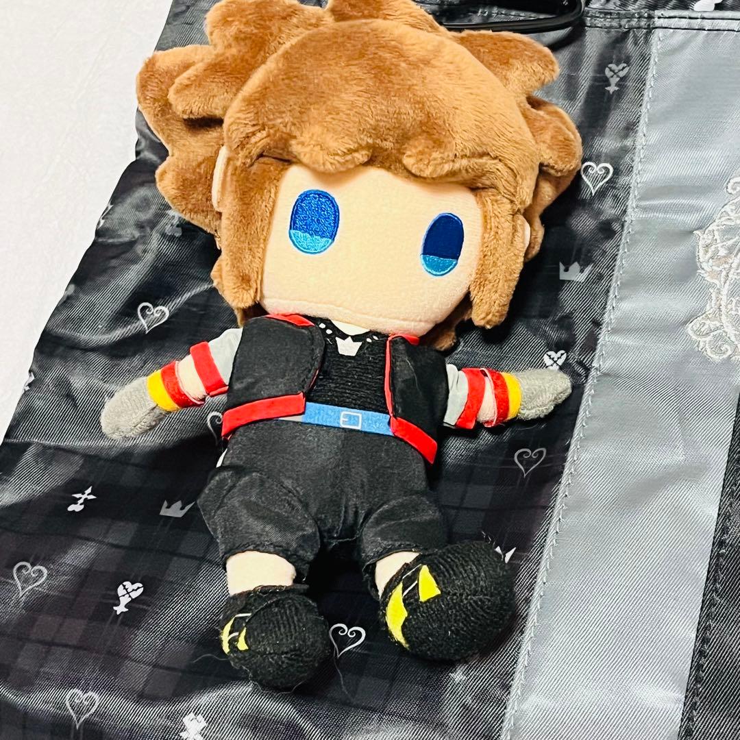 ディズニー　キングダムハーツ　トートバッグ　ソラ　王様ミッキー　ぬいぐるみ