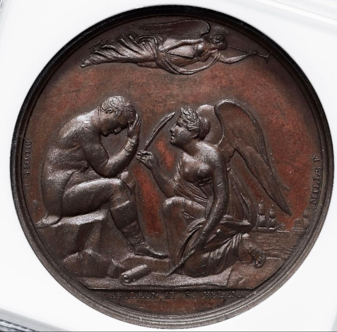 ナポレオン1世　生涯最終章　セントヘレナでの幽閉　ブロンズメダル