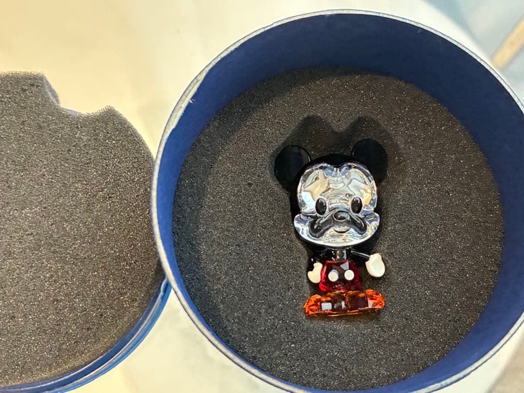 スワロフスキー キューティーズ ミッキーマウス美品置物