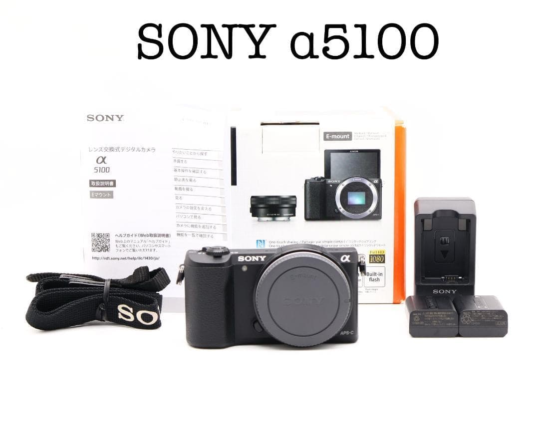■完動品 SONY α5100 ミラーレス一眼 ショット数2153