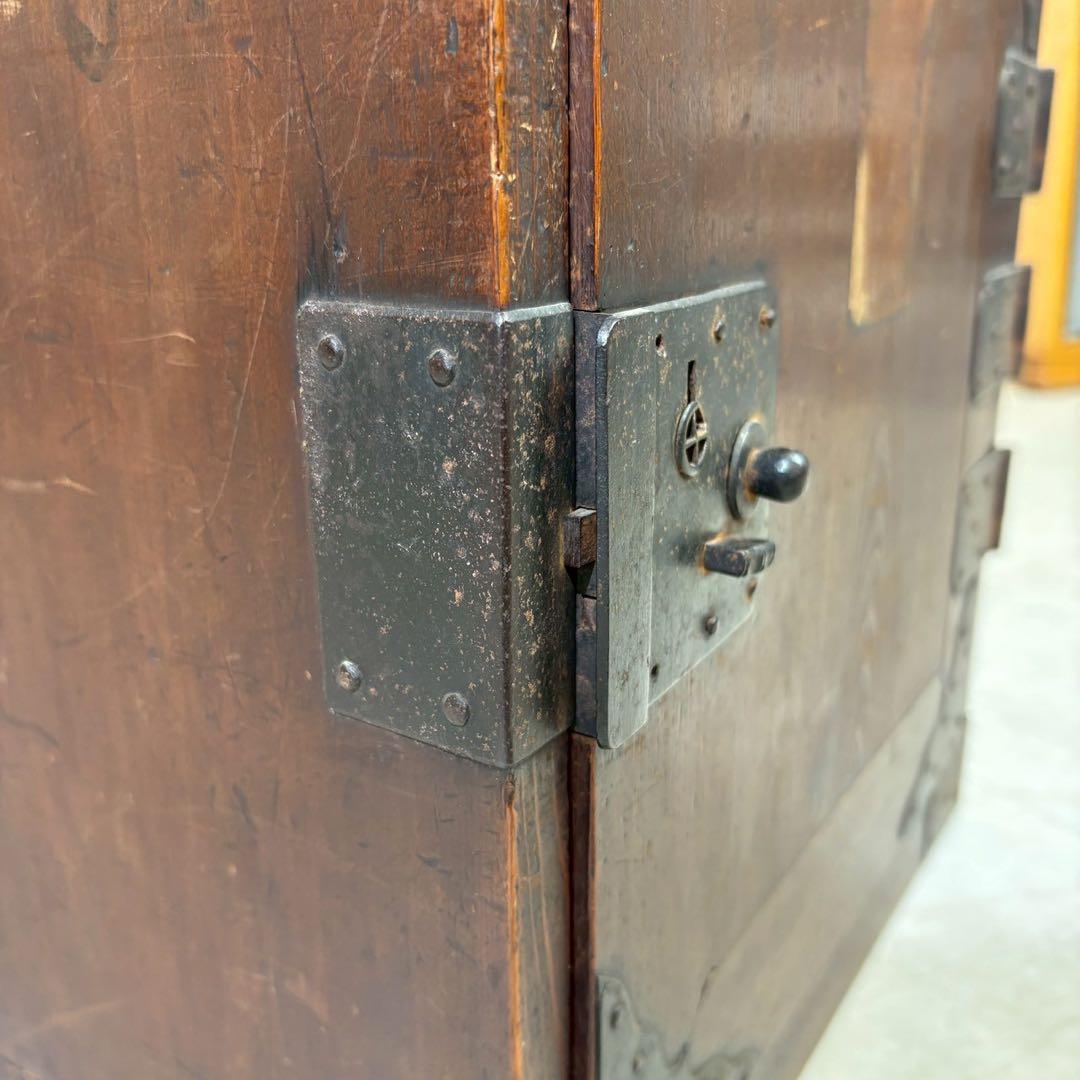 時代もの 船箪笥 船金庫 古民具 箪笥 銭箱 銭函 時代箪笥 小箪笥 時代箱