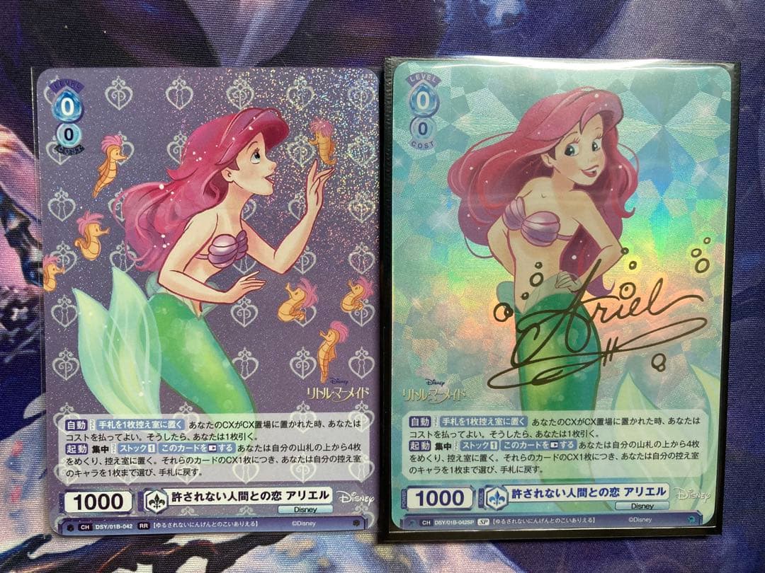 許されない人間との恋 アリエル SP RR ヴァイスシュヴァルツ ブラウ