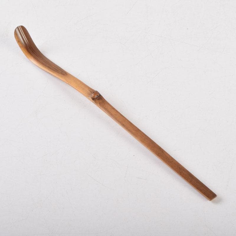 茶道具　茶杓　銘「清閑」　前大徳　藤井誠堂書付　共筒共箱　C　8766