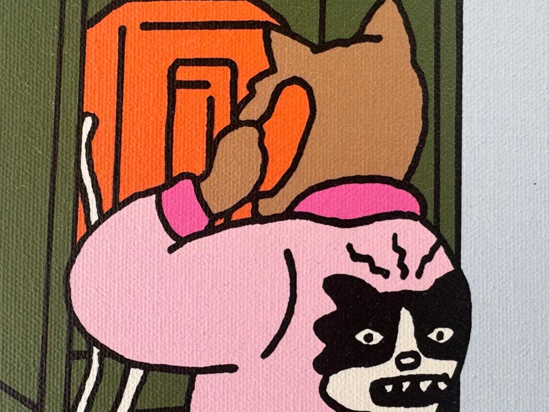 朝野ペコ 絵画 キャンバス アート イラストレーター 現代アート