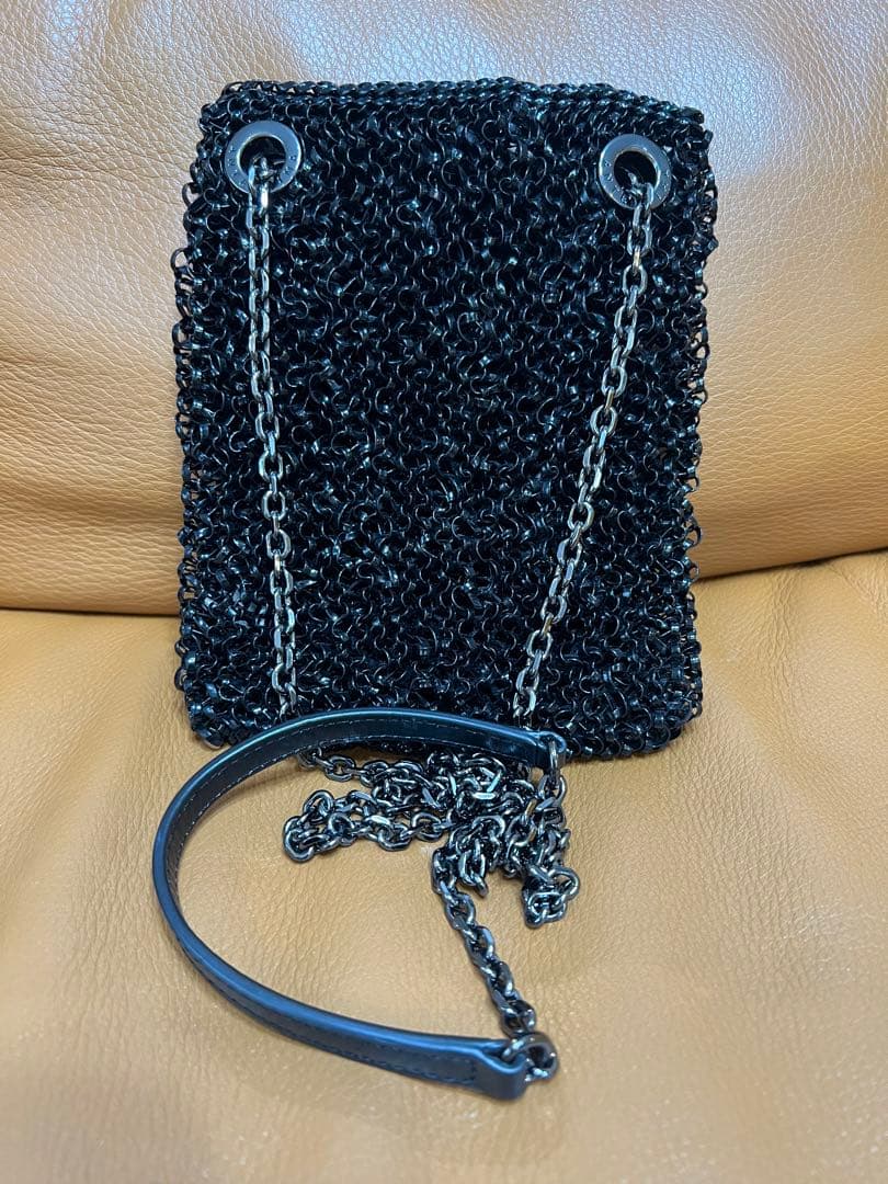 アンテプリマ オッキエッロ ショルダースモール エナメルブラック美品