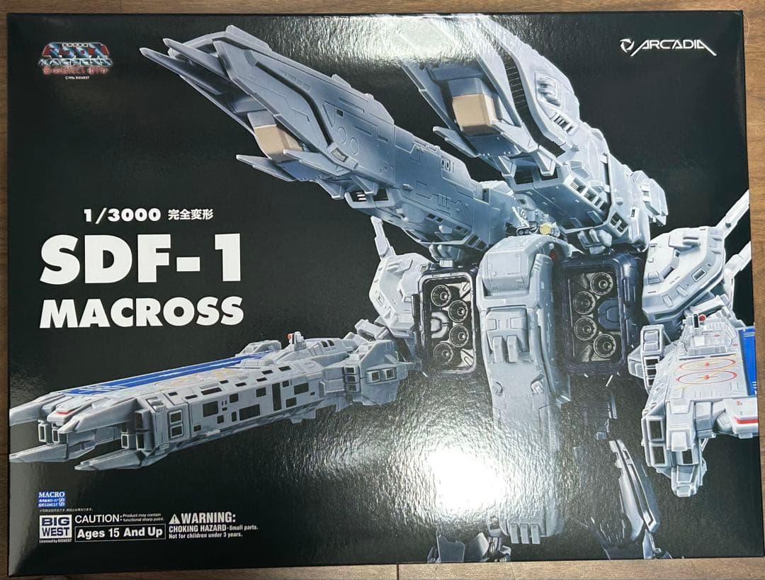 アルカディア 1/3000 完全変形SDF-1 マクロス(10月再販分)要塞艦