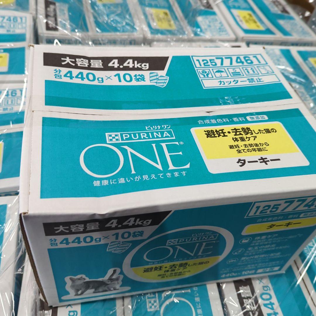 4箱ピュリナ ワン キャットフード ターキー 4.4kg賞味期限：2026.02