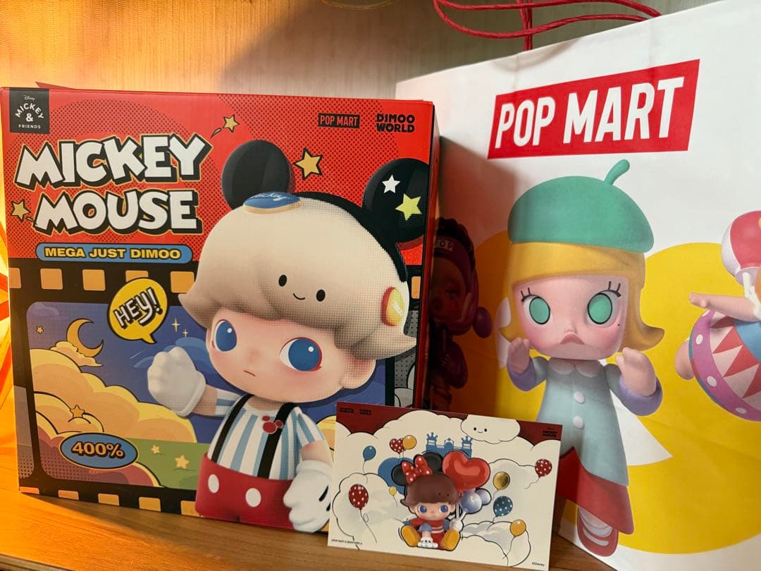 【POP MART】MEGA DIMOO 400% Mickey Mouse