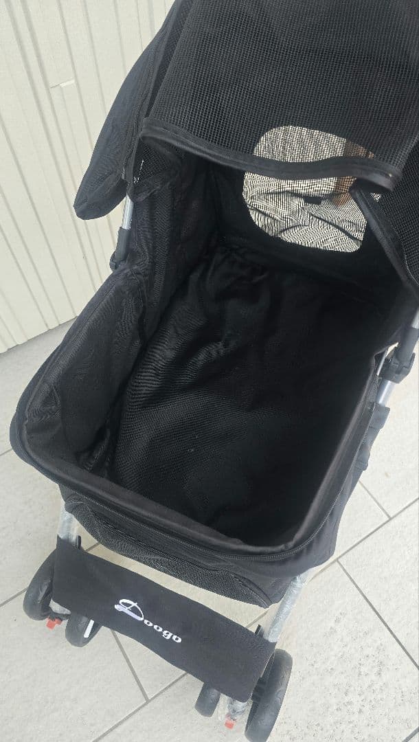 Doogo ペットカート 黒 メッシュカバー付き　ブランド品　新品未使用