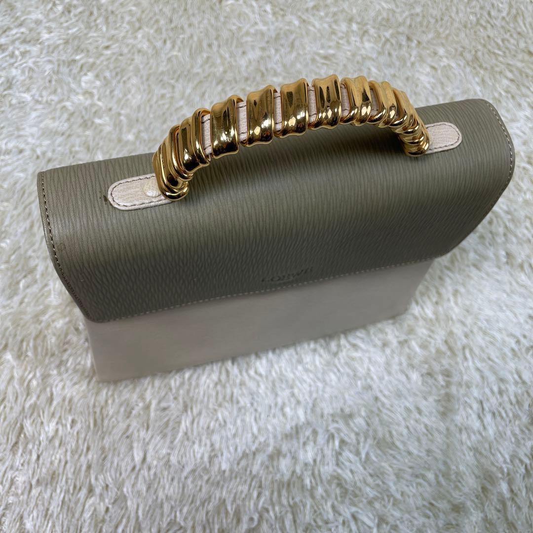 ロエベ　LOEWE ベラスケス　2トーン　ハンドバッグ