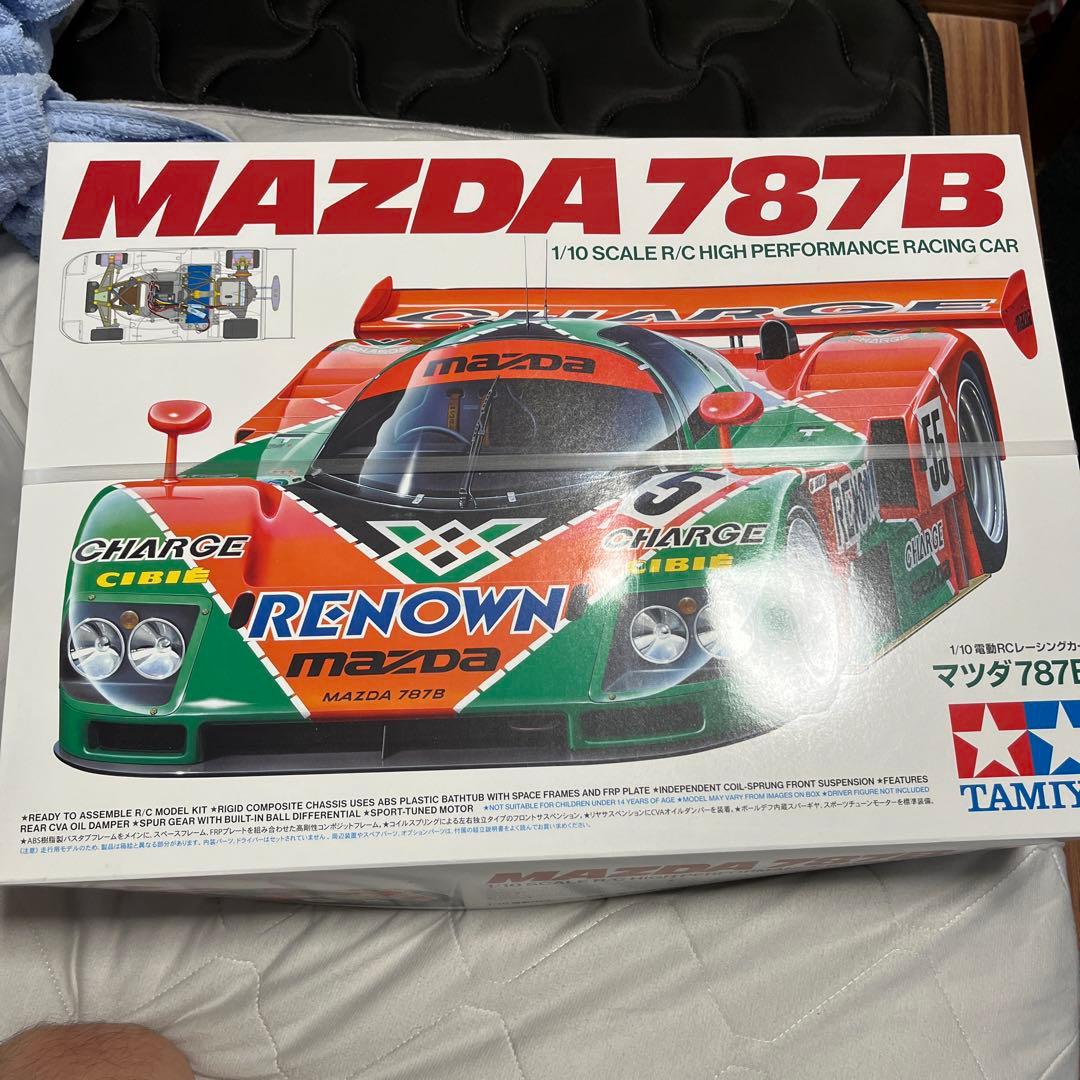 TAMIYA MAZDA 787B 1/10 RC ポルシェスペアボディ付き