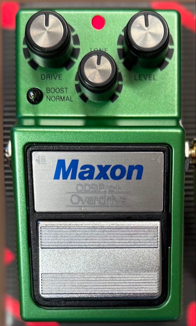 Maxon OD9pro + 日本製 オーバードライブ ブースター 9v電池4個