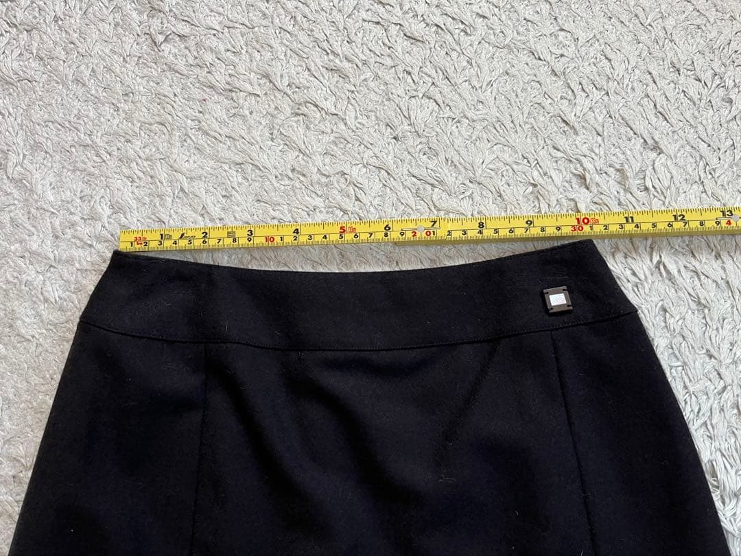 CHANEL・カシミヤ混woolスカート極美品