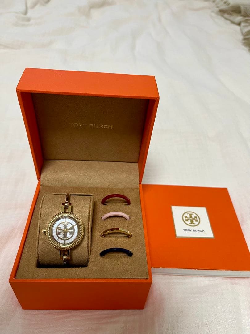 TORY BURCH 腕時計 ゴールド 交換用フレーム付き