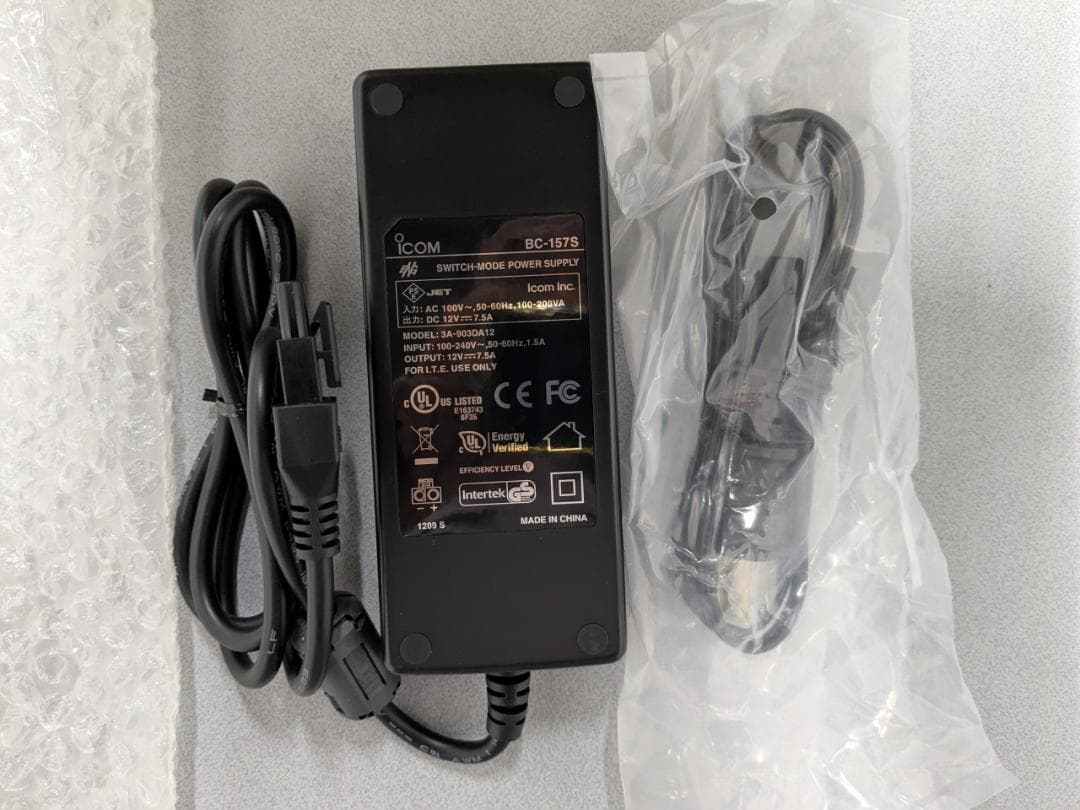 ICOM ACアダプタ BC-157S 未使用品