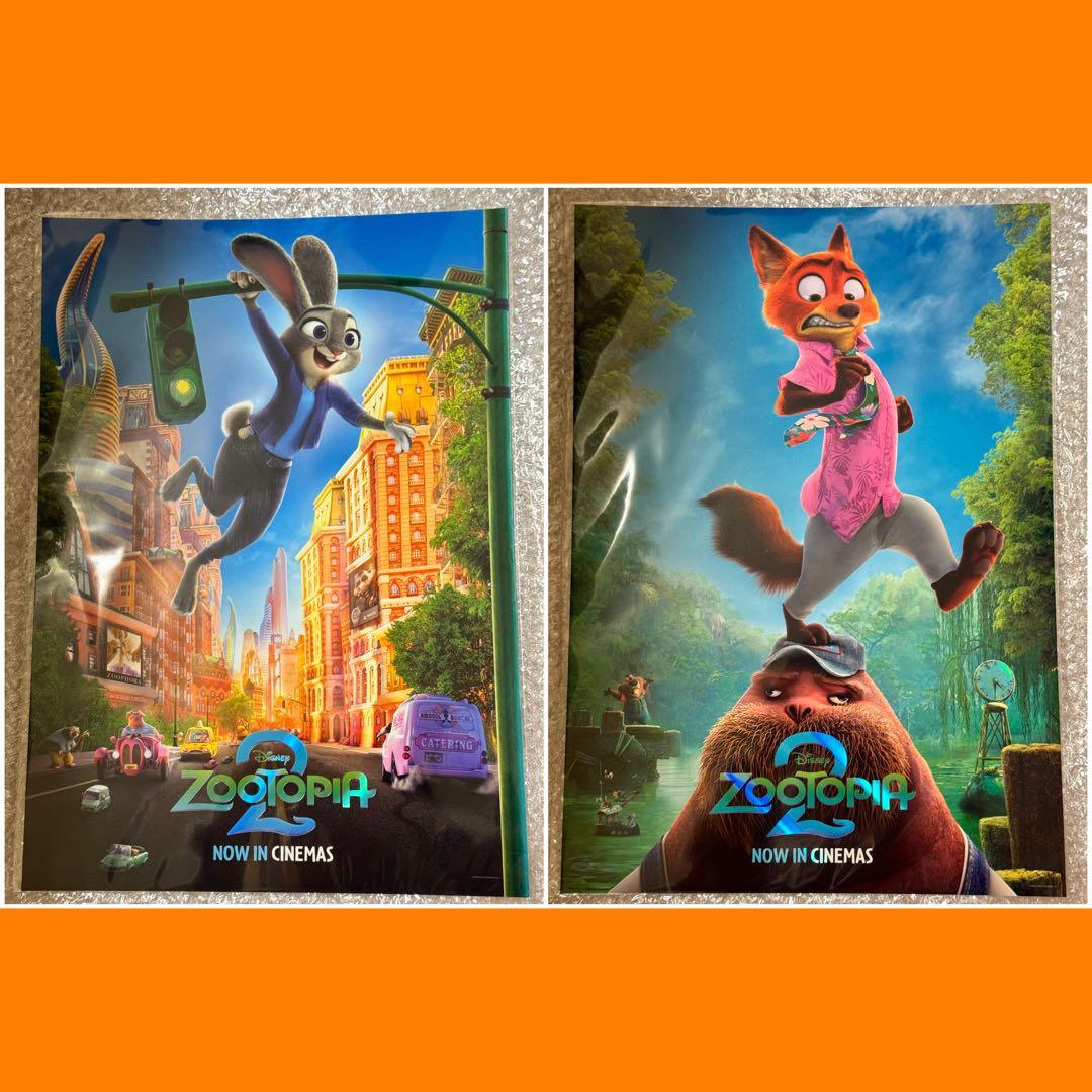 ズートピア　海外版ポスター　２枚セット　ジュディ　ニック